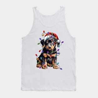 Christmas Puppy Tank Top